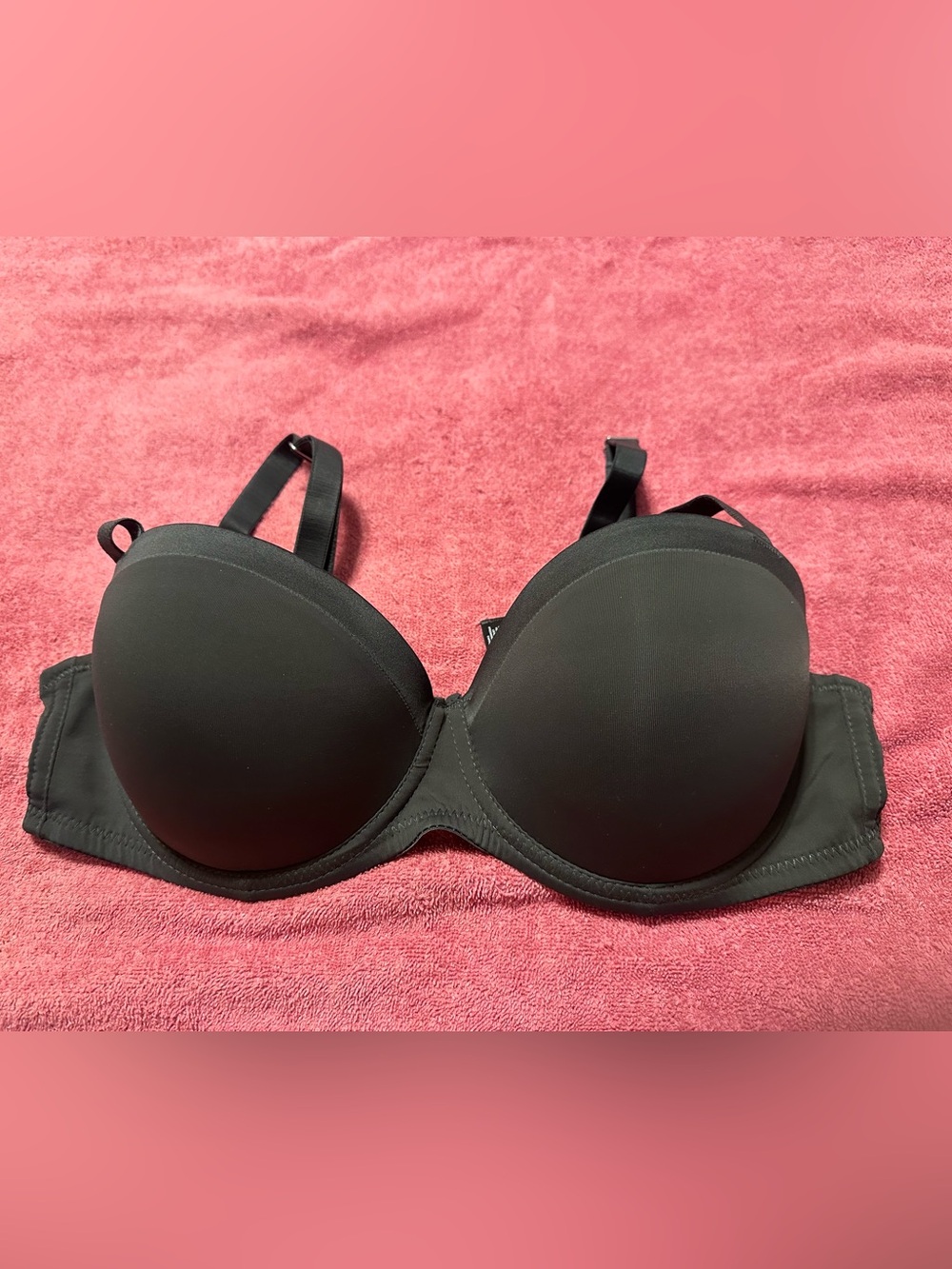 Primark Black Padded T-Shirt Bra - Smooth Seamless Cups